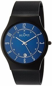 スカーゲン SKAGEN ウルトラスリム チタン メンズ 腕時計 T233XLTMN ブルー [並行輸入品]　(shin