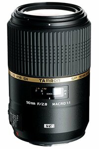 TAMRON 単焦点マクロレンズ SP 90mm F2.8 Di MACRO 1:1 VC USD ニコン用 フルサイズ対応 F004N　(shin