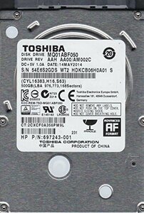 MQ01ABF050 AA00/AM002C HDKCB06H0A01 S 東芝 500GB SATA 2.5 ハードドライブ　(shin