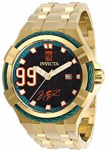 Invicta Men's Jason Taylor Gold-Tone Steel Bracelet & Case Automatic　(shin