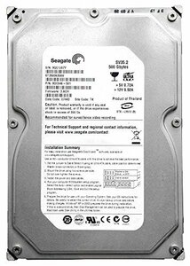 Seagate SV35.2シリーズ ST3500630AV - ハードドライブ - 500 GB - 内部 - 3.5インチ - AT　(shin