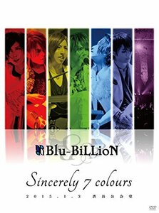 「Sincerely 7 colours」2015.1.3 渋谷公会堂 (初回限定Special Edition) [DVD]　(shin