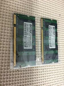 Buffalo D2/N800-2G互換品 PC2-6400（DDR2-800）対応 200Pin用 DDR2 SDRAM S.O.DI　(shin