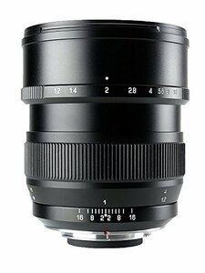 中一光学(ZHONG YI OPITCS) 単焦点レンズ SPEEDMASTER 85mm F1.2 (ニコンFマウント)　(shin