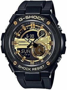 CASIO(カシオ) 腕時計 G-SHOCK G-STEEL Gスチール GST-210B-1A9 ブラック×ゴールド メンズ [並行輸　(shin