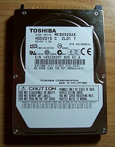 Toshiba 80 Gigabyte Pata Mobile Storage 5400 Rpm 8Mb Cache Bare Driv　(shin