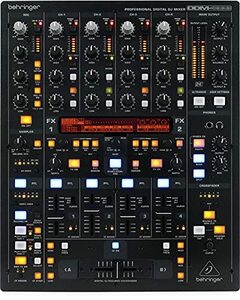 Behringer DJミキサー 5ch FX/オートBPMカウンター/サンプラー搭載 32bit処理 3バンドEQ DDM4000　(shin