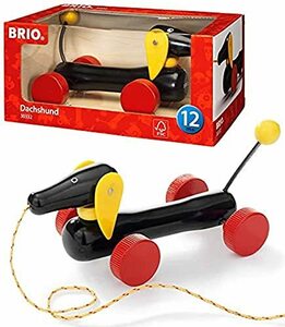 BRIO (ブリオ) プルトイ ダッチー [ 犬のおもちゃ ] 対象年齢 1歳~ (引き車 引っ張るおもちゃ 木製 知育玩具) 3033　(shin