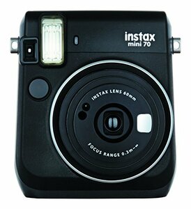 FUJIFILM インスタントカメラ チェキ instax mini 70 ブラック INS MINI 70N BLACK　(shin