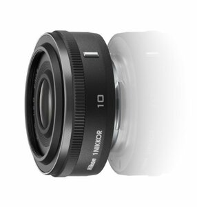 Nikon 単焦点レンズ 1 NIKKOR 10mm f/2.8 ブラック ニコンCXフォーマット専用　(shin
