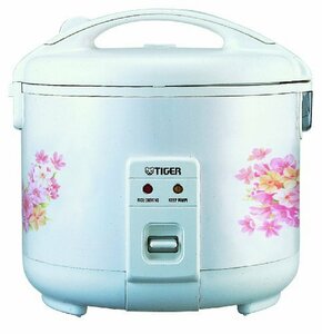 Tiger JNP-1500-FL 8-Cup (Uncooked) Rice Cooker and Warmer, Floral Wh　(shin