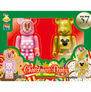 Disney Christmas Party BE@RBRICK ペアボックス賞37ミニーマウスジンジャークッキーVer.&ゴールドメタ　(shin