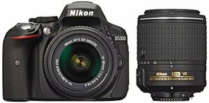 Nikon デジタル一眼レフカメラ D5300 ダブルズームキット2 ブラック　(shin