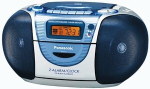 Panasonic RX-DX1-A CDラジオカセット (ブルー)　(shin