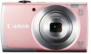 Canon デジタルカメラ PowerShot A2600 約1600万画素 光学5倍ズーム ピンク PSA2600(PK)　(shin