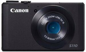 Canon デジタルカメラ PowerShot S110 約1210万画素 F2.0 光学5倍ズーム ブラック PSS110(BK)　(shin