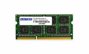 アドテック DOS/V用 DDR3-1600/PC3-12800 SO-DIMM 2GB×4枚組 省電力モデル ADS12800N-H2　(shin