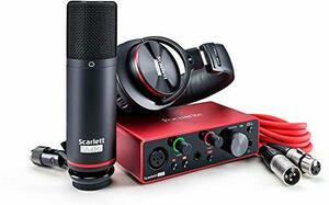 Focusrite フォーカスライト オーディオインターフェース 2イン/2アウト Scarlett Solo Studio Pack 　(shin