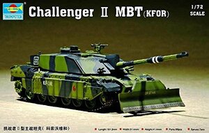 トランペッター 1/72 イギリス陸軍 チャレンジャーII コソボ 07216 プラモデル　(shin