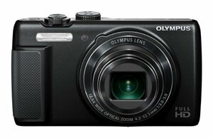 OLYMPUS デジタルカメラ SH-21 ブラック 1600万画素 CMOS 光学12.5倍ズーム 広角24mm タッチパネル フルH　(shin