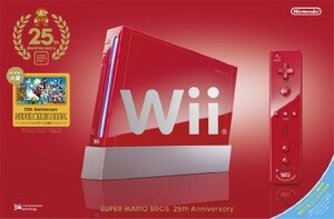 Wii本体 (スーパーマリオ25周年仕様) (「Wiiリモコンプラス」同梱) (RVL-S-RAAV) 【メーカー生産終了】　(shin