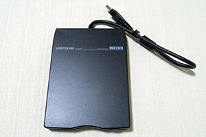 I-O DATA USB-FDX2BK 2倍速 USB外付型 FDドライブ　(shin