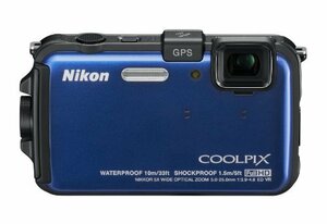 Nikon デジタルカメラ COOLPIX (クールピクス) AW100 オーシャンブルー AW100BL　(shin