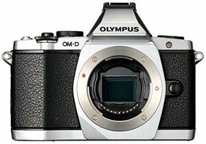 OLYMPUS ミラーレス一眼 OM-D E-M5 ボディ シルバー 1605万画素 防塵 防滴 OM-D E-M5 BODY SLV　(shin