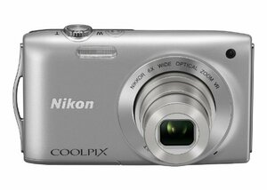 Nikon デジタルカメラ COOLPIX (クールピクス) S3300 クリスタルシルバー S3300SL　(shin