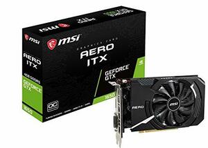 MSI GeForce GTX 1650 AERO ITX 4G OCV1 グラフィックスボード VD7301　(shin