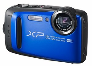 FUJIFILM デジタルカメラ XP90 防水 ブルー FX-XP90BL　(shin