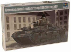 トランペッター 1/35 ドイツ軍 ノイバウ・ファールツォイク ラインメタル砲塔 プラモデル　(shin