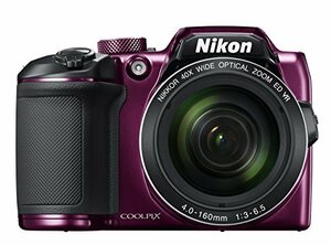 Nikon デジタルカメラ COOLPIX B500 光学40倍ズーム 1602万画素 単三電池 プラム B500PU　(shin