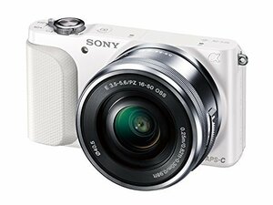 SONY ミラーレス一眼 NEX-3N パワーズームレンズキット E PZ 16-50mm F3.5-5.6 OSS付属 ホワイト NE　(shin