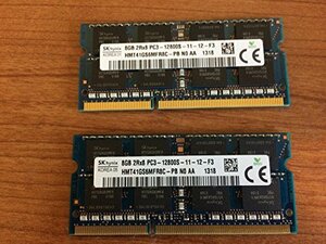 hynix PC3-12800S (DDR3-1600) 8GB SO-DIMM 204pin ノートパソコン用メモリ 型番：HMT41　(shin