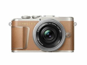 OLYMPUS ミラーレス一眼カメラ PEN E-PL9 レンズキット ブラウン　(shin