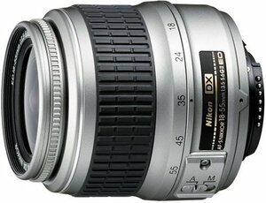 Nikon AF-S DX ズームニッコール ED 18-55mm F3.5-5.6 G II シルバー デジタル専用　(shin