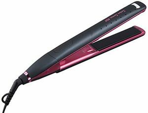 コイズミ ヘアアイロン ストレート マイナスイオン サロンセンス 300 海外対応 ブラック KHS-8710/K　(shin