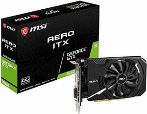 MSI GeForce GTX 1650 AERO ITX 4G OC グラフィックスボード VD6936　(shin