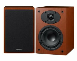 Denon ブックシェルフスピーカー ソフトドームツィーター/12cmウーハー (2台1組) 木目 SC-F109-CW　(shin