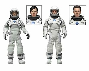 星間クーパー＆ブランドボックスセット着衣は8”NECA2パックフィギュア Interstellar Cooper & Brand Box　(shin