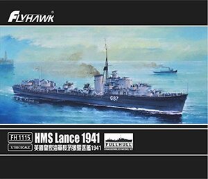 フライホークモデル 1/700 イギリス海軍 HMS L級驅逐艦 ランス 1941 プラモデル　(shin
