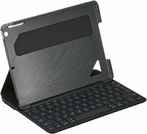 ロジクール タブレットキーボード iK1052BK ブラック Bluetooth キーボード一体型ケース iPad 第5世代 FOLIO　(shin