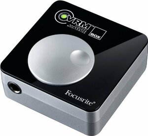 Focusrite VRM BOX (Virtual Reference Monitoring) スピーカーシミュレート機能内蔵ヘッドフ　(shin