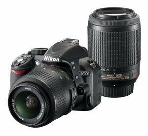 Nikon デジタル一眼レフカメラ D3100 200mmダブルズームキットD3100WZ200　(shin