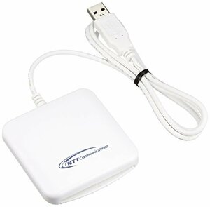 NTTコミュニケーションズ 接触型 USBタイプ ICカード リーダーライター ACR39-NTTCom　(shin