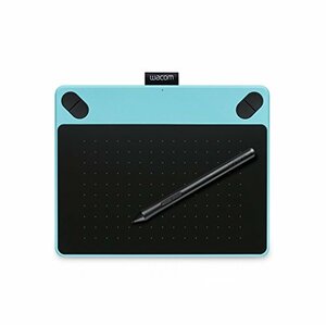 ワコム Intuos Draw【旧モデル】ペン入力専用 お絵描き入門モデル Sサイズ ミントブルー CTL-490/B0　(shin