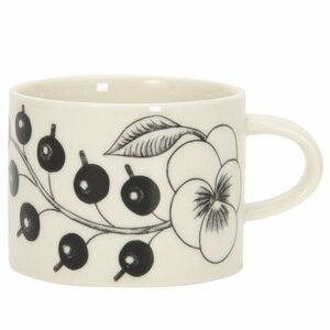 アラビア Arabia カップ 280mL パラティッシ ブラック Paratiisi Cup Black & White マグ コップ　(shin