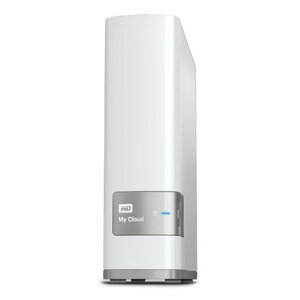 WD NAS 4TB WD Cloud WDBAGX0040HWT-JESN/ホワイト/スマホ対応/タイムマシン対応/ファンレス/iph　(shin