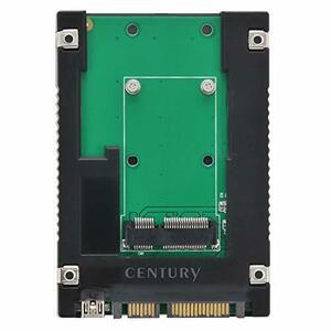 センチュリー mSATA-SSD to 2.5”SATA変換アダプター 「裸族のインナー for mSATA」 CRIN25MS　(shin